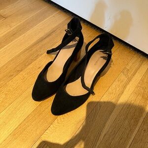 Soludos Gemma Heels - Black Velvet